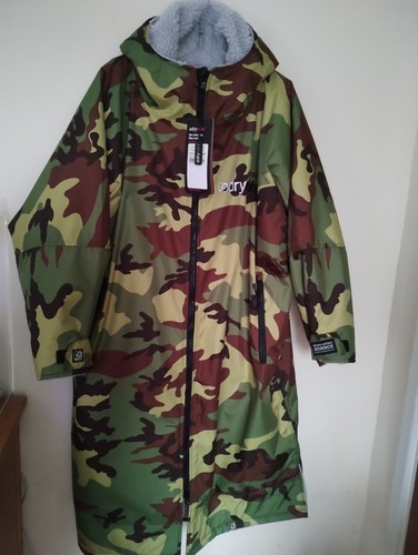 Dryrobe advance camo grey long - dryrobe, camo/grey