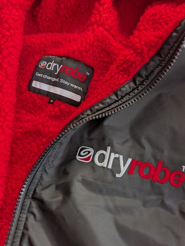 Dryrobe advance black - black/red, long