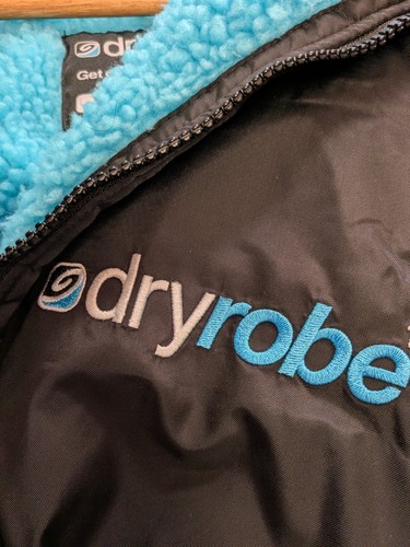 Dryrobe advance black blue - dryrobe, black/blue