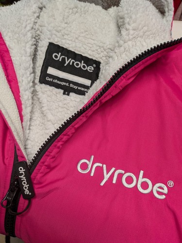 Dryrobe pink white - dryrobe, fleece