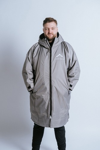 Hazy blue hooded dry - blue,