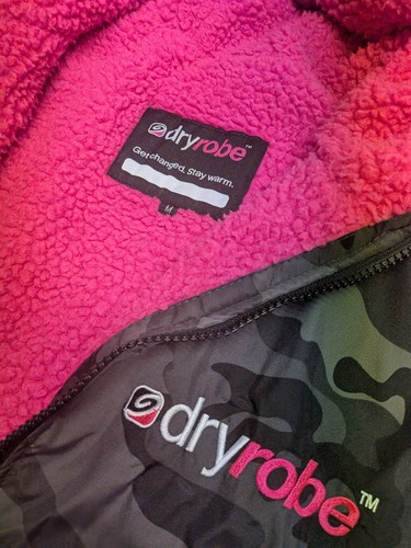 Dryrobe advance grey camo pink - dryrobe, camo/pink
