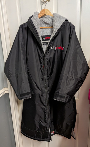 Dryrobe model black - dryrobe, black/grey